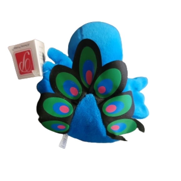 Penelope Stuffed Blue Peacock Red Heels, JC Penney’s Privilege - Picture 5 of 12